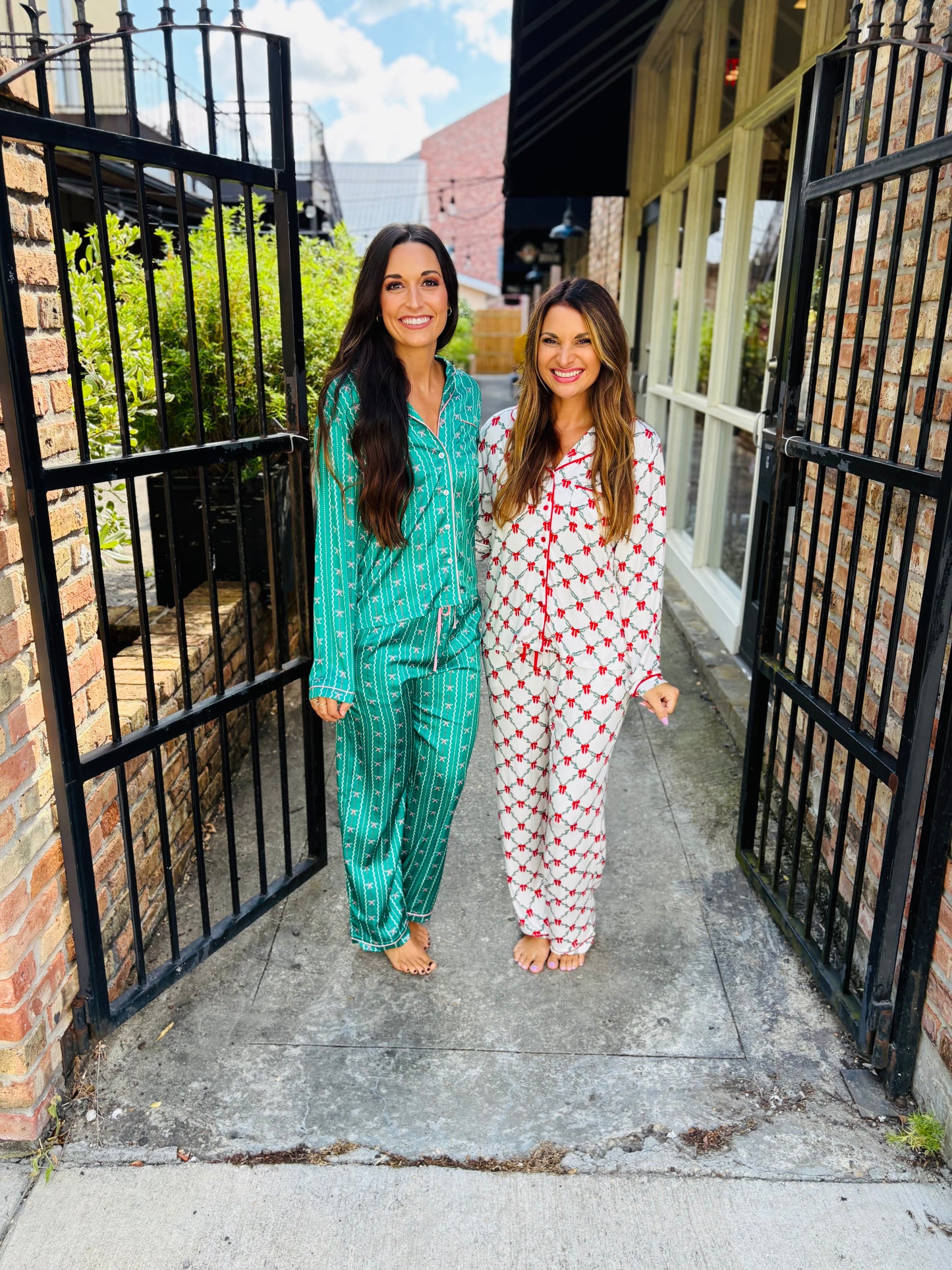 Charlotte Lattice Garland Pajamas