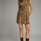 Feral Zebra Dress- Brown