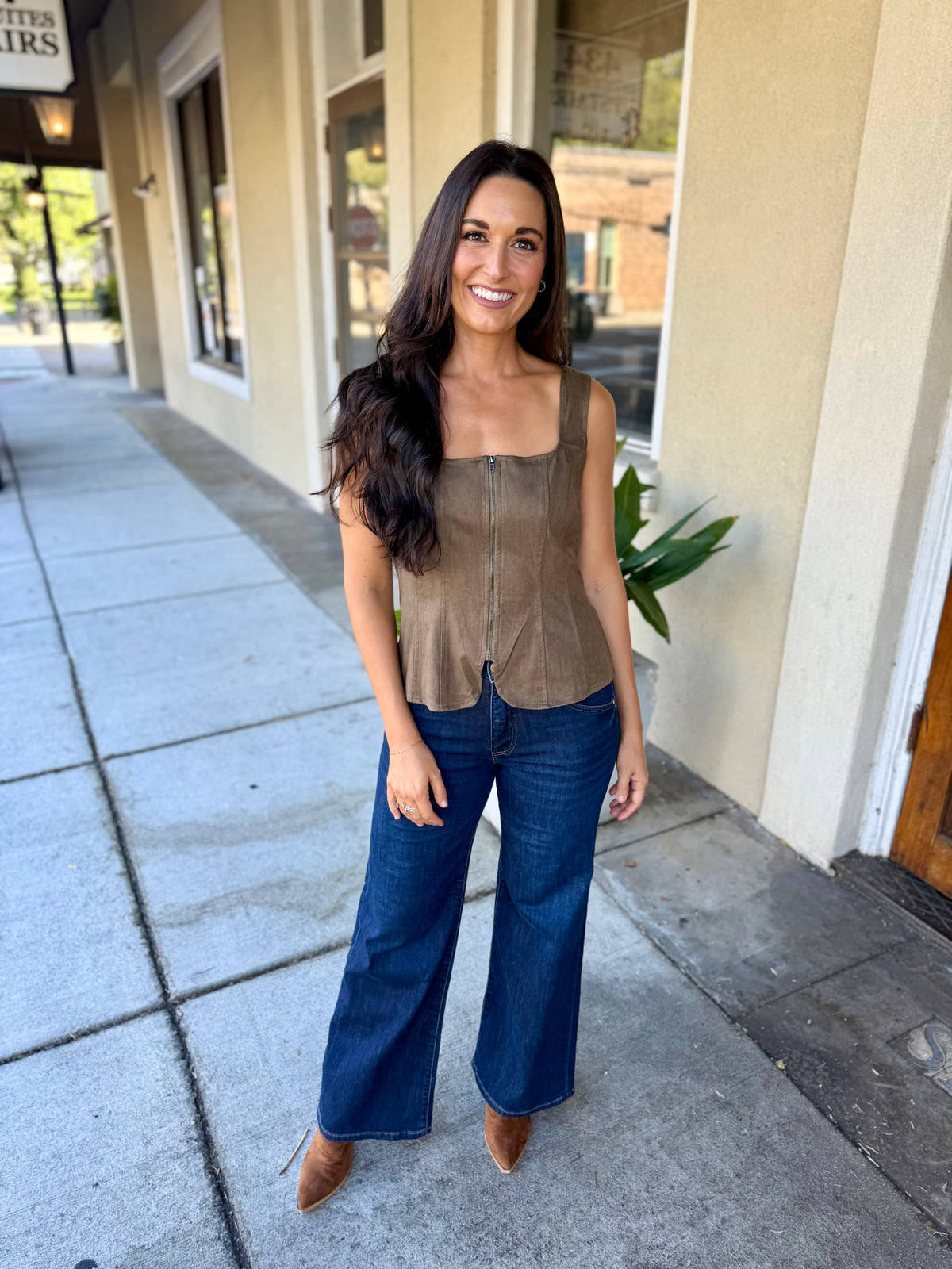 Urban Fall Top- Olive