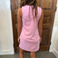 Peter Sleeveless Pocket Dress- Pink