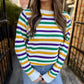 Baronne MG Stripe Sweater