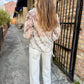 Lita Neck Tie Top- Snake