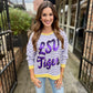 LSU Stripe Pullover