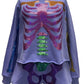 Tonal Skeleton Sweatshirt- Purple