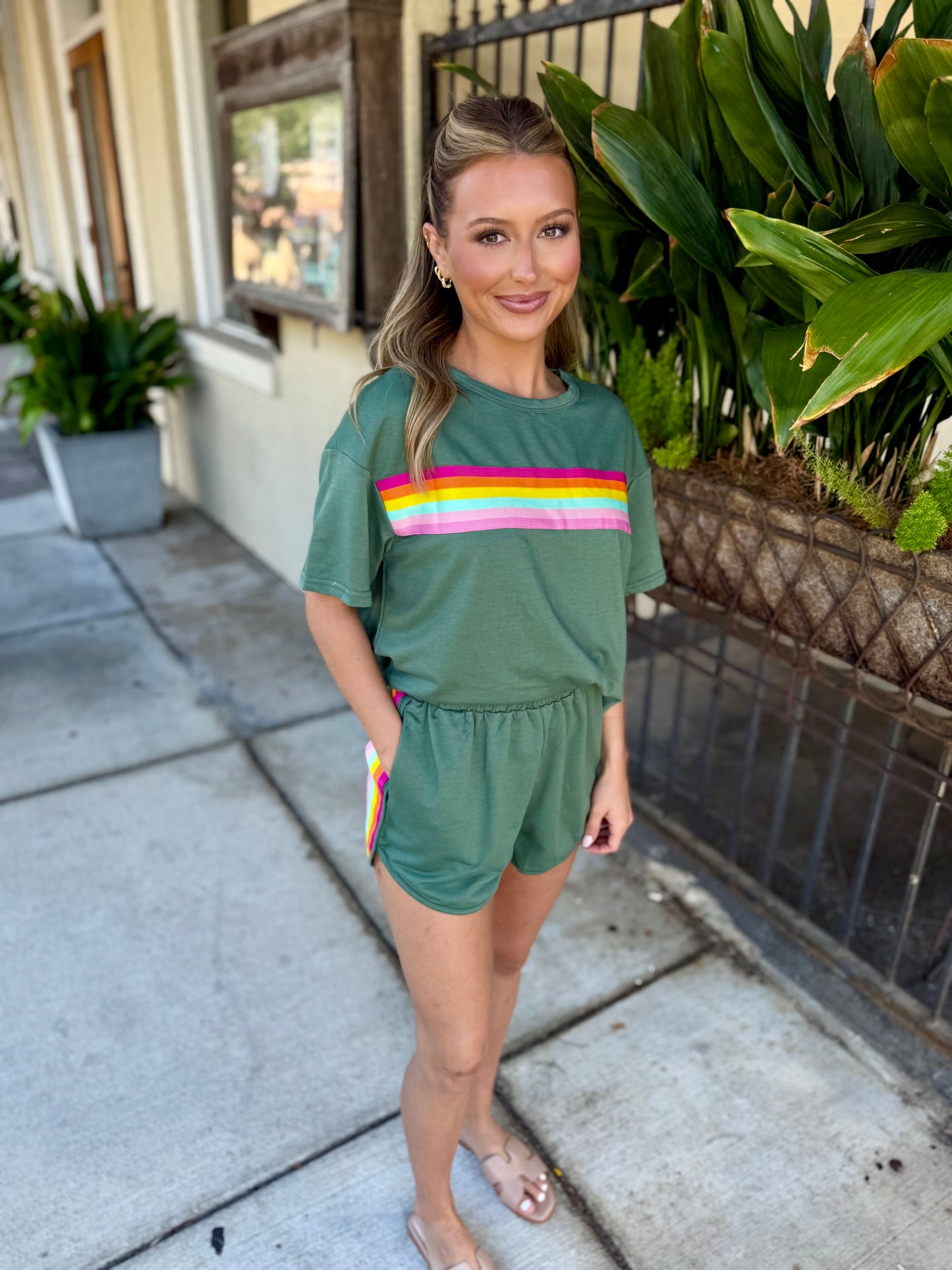 Vibrant 2 PC Set- Green