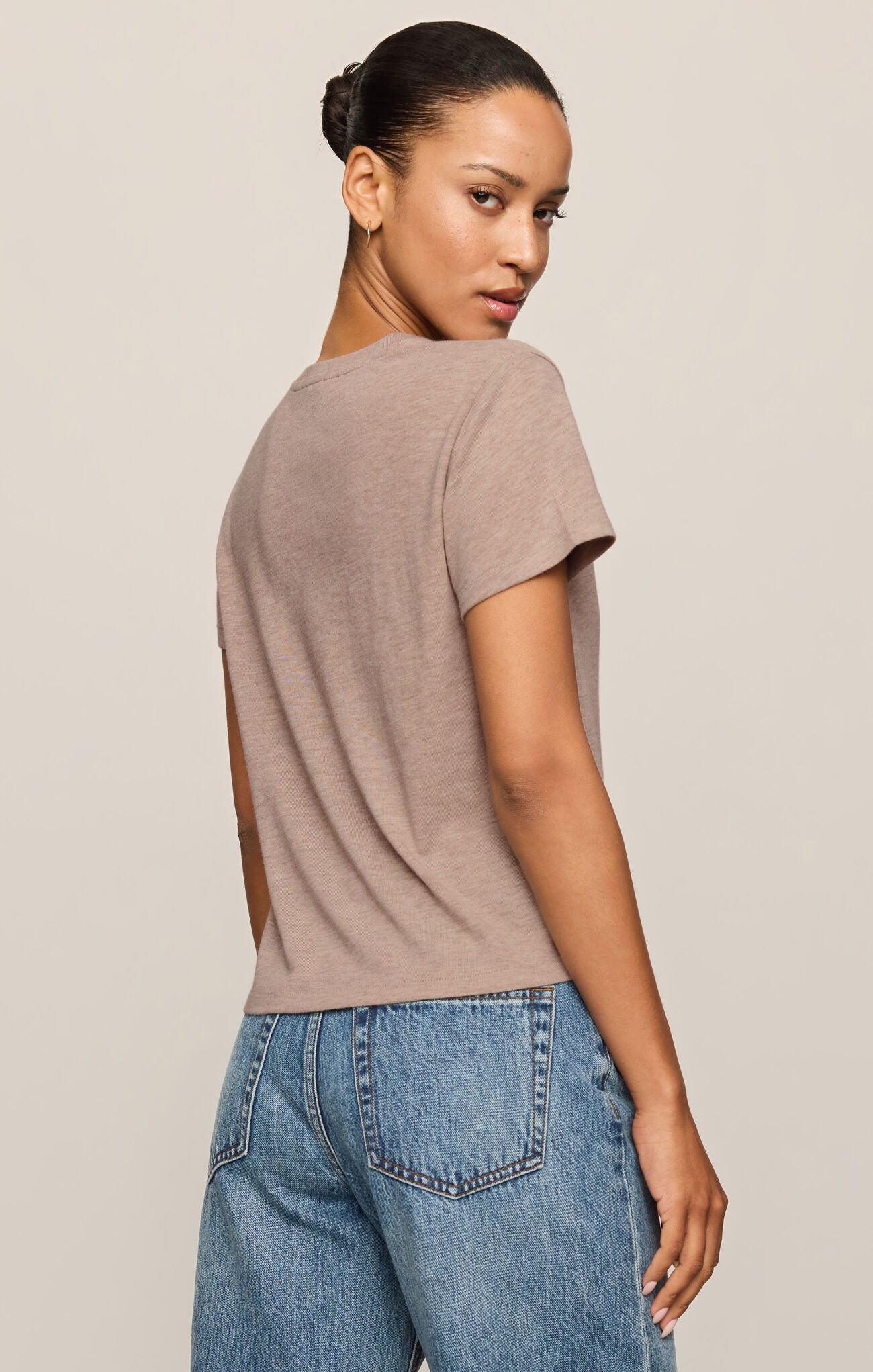 Z Supply Tourist Tee- Heather Ash