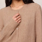 Z Supply Medina Pointelle Cardigan- Macaroon