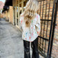 Queen Skeleton Button Up Top