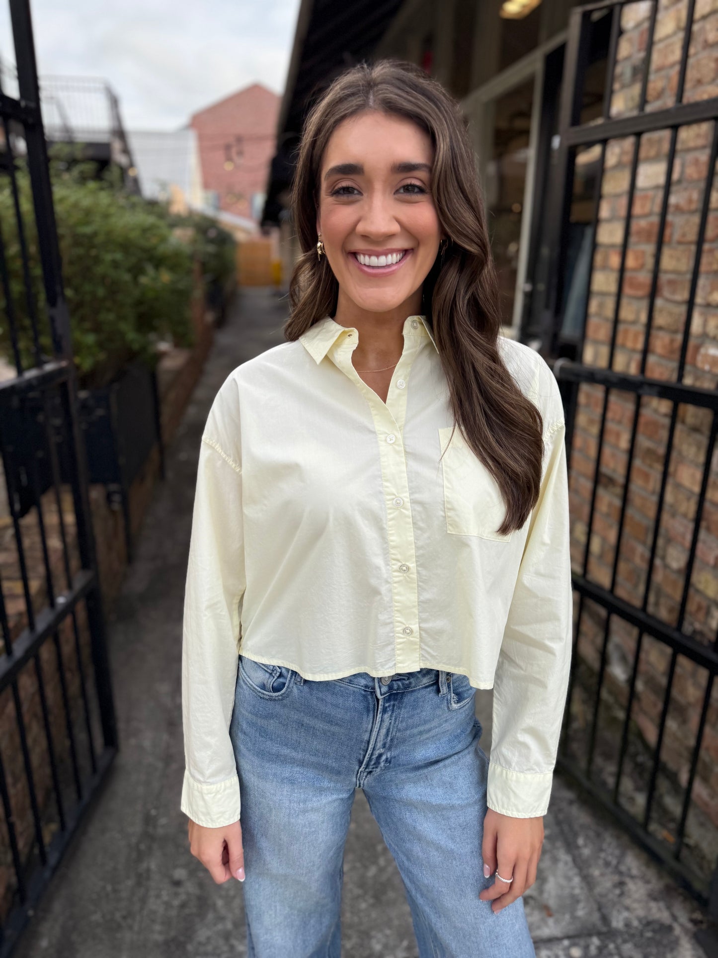 Z Supply Lisette Top- Pineapple