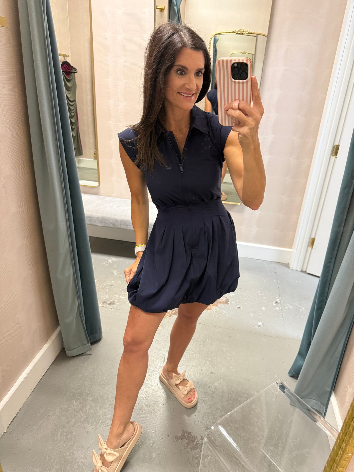 Dyanne Dress- Midnight Blue