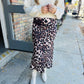 Leopard Mid-Rise Midi Skirt