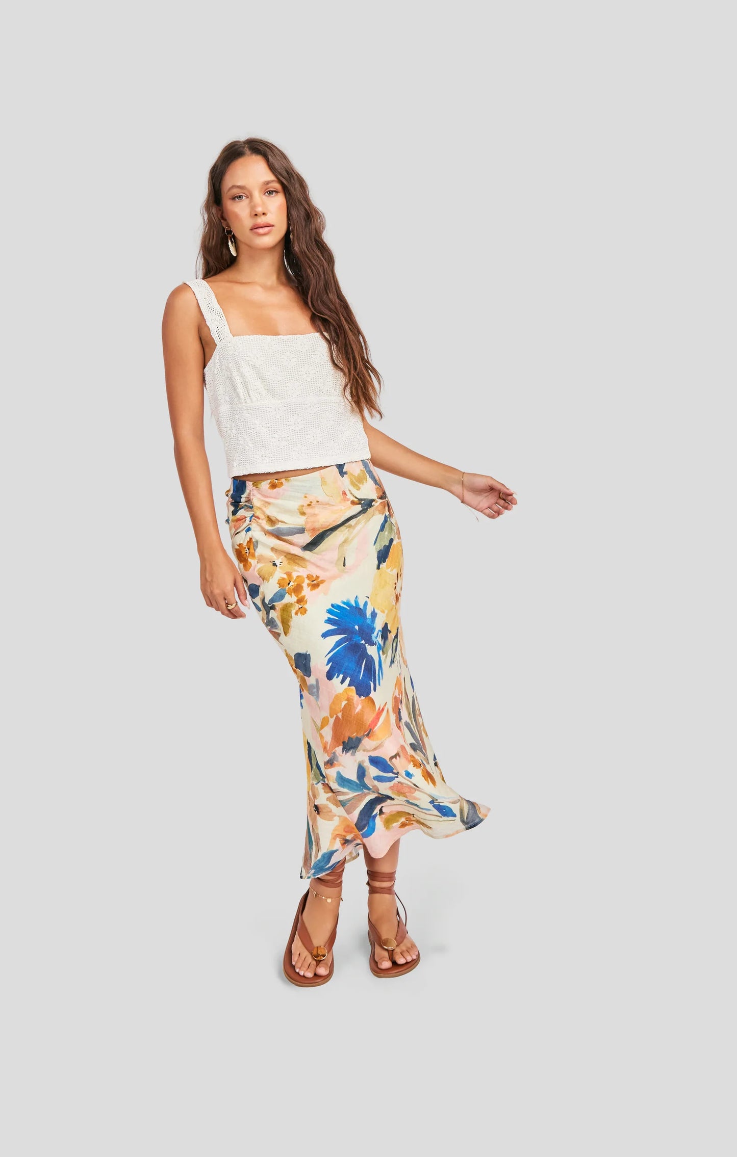 Mangrove Midi Skirt- Multi