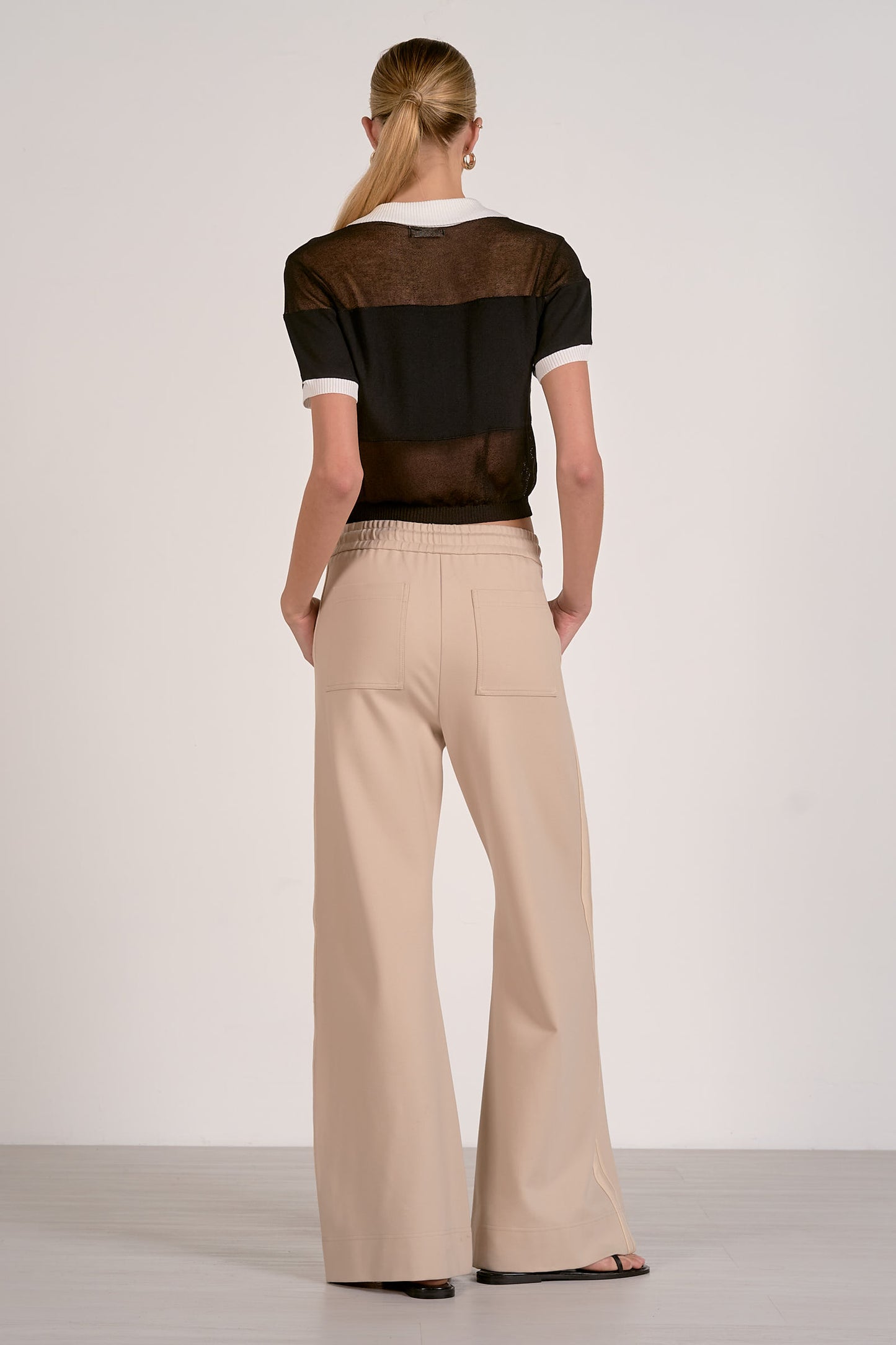 Cool Girl Track Pants- Beige