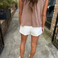 Doka Flowy Top- Taupe