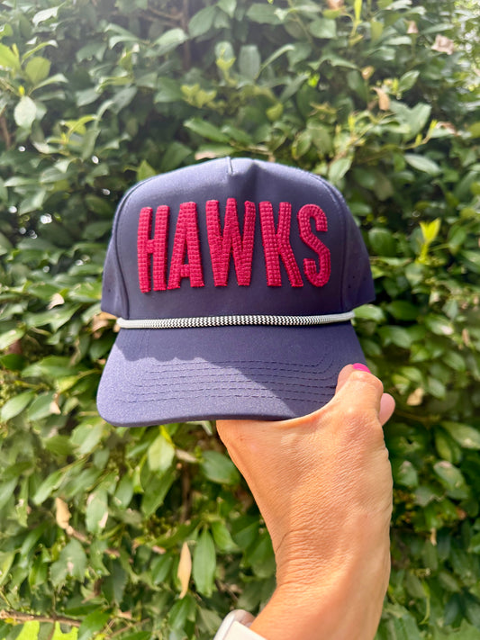 Hawks 3D Golf Hat- Navy