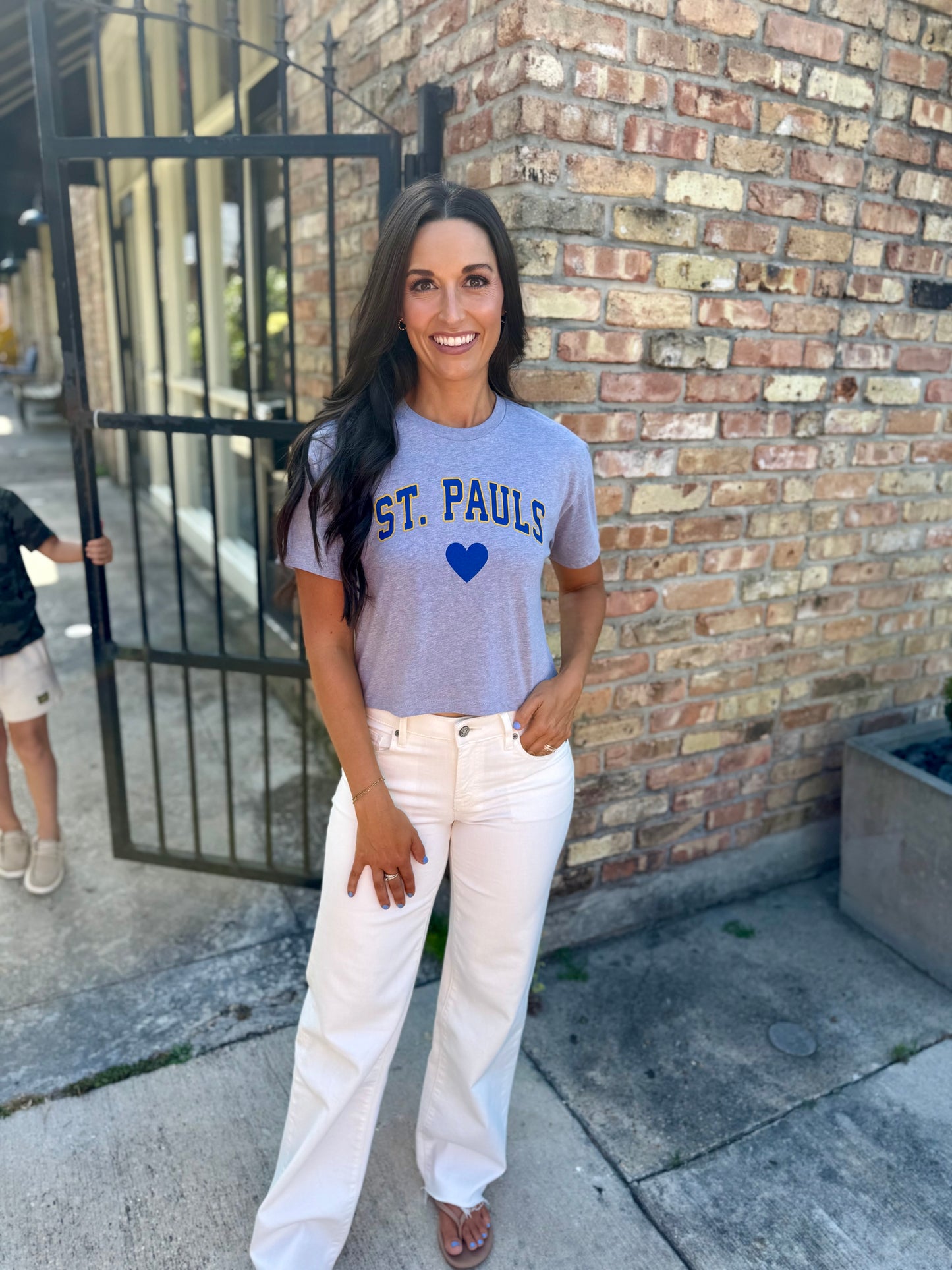 St. Paul's Heart Tee- Grey