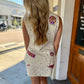 Queen LSU Scattered Logo Rhinestone Vest