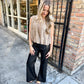 City Daze Top- Taupe