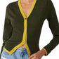 Arwen Cardigan- Dark Olive