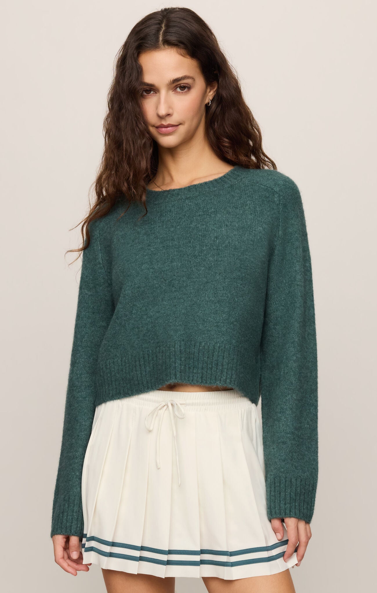 Z Supply Stand In Sweater- Emerald Cove