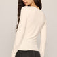 Z Supply Second Skin LS Tee- Sandstone