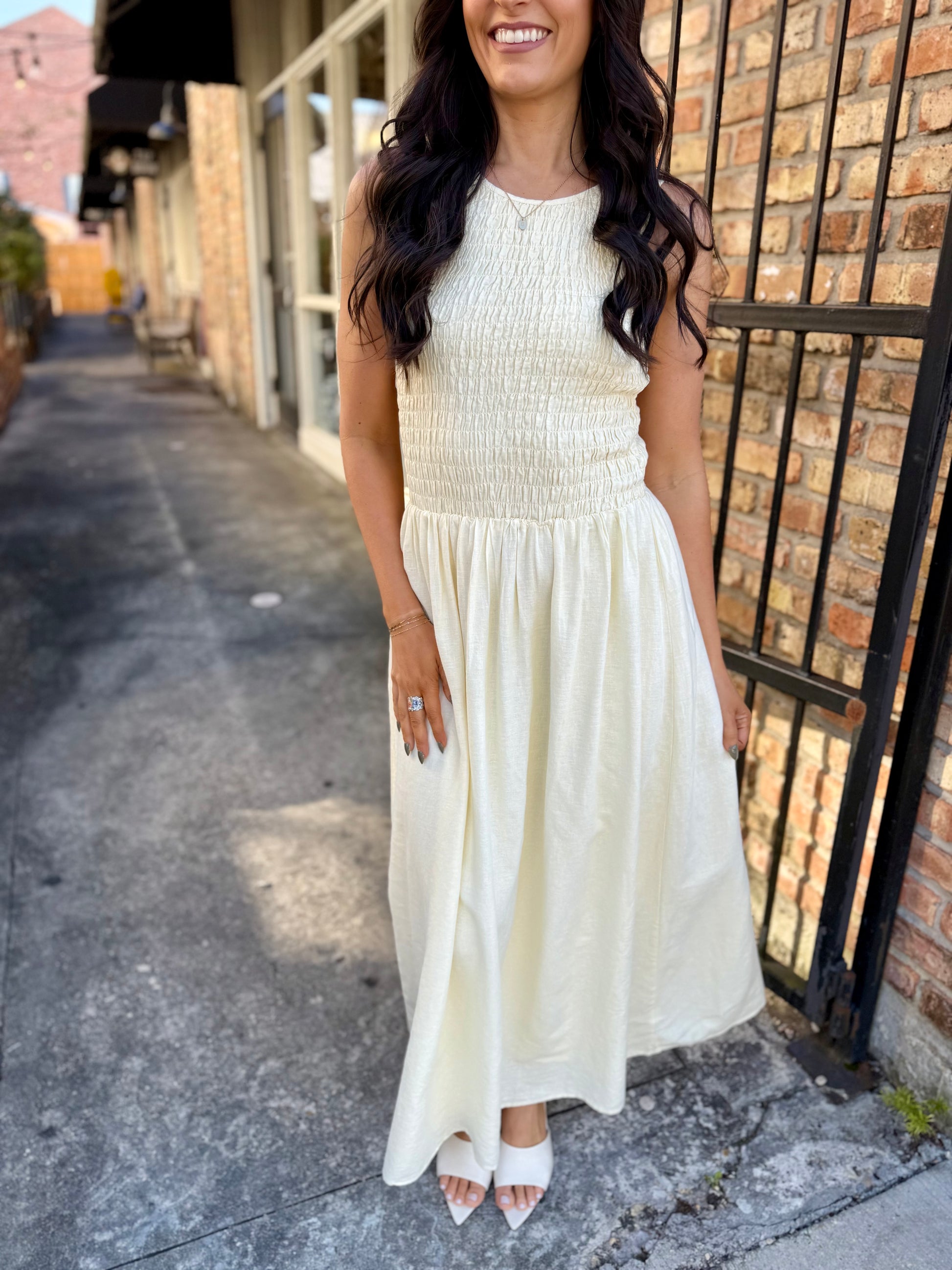 Z Supply Juniper Linen Maxi Dress