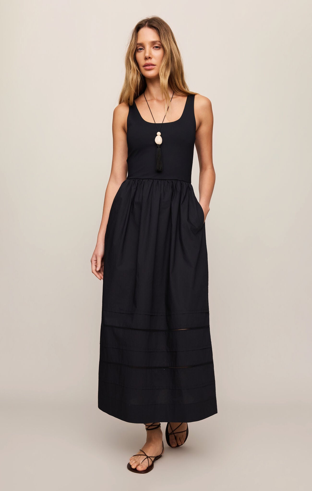 Z Supply Johanna Maxi Dress- Black