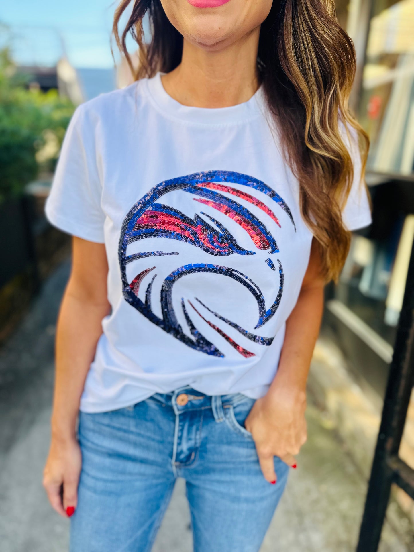 Hawks Tee- White