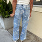 Cheryl (Floral) HR Vintage Flare Jeans