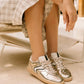 Sylvia Sneakers- Gold