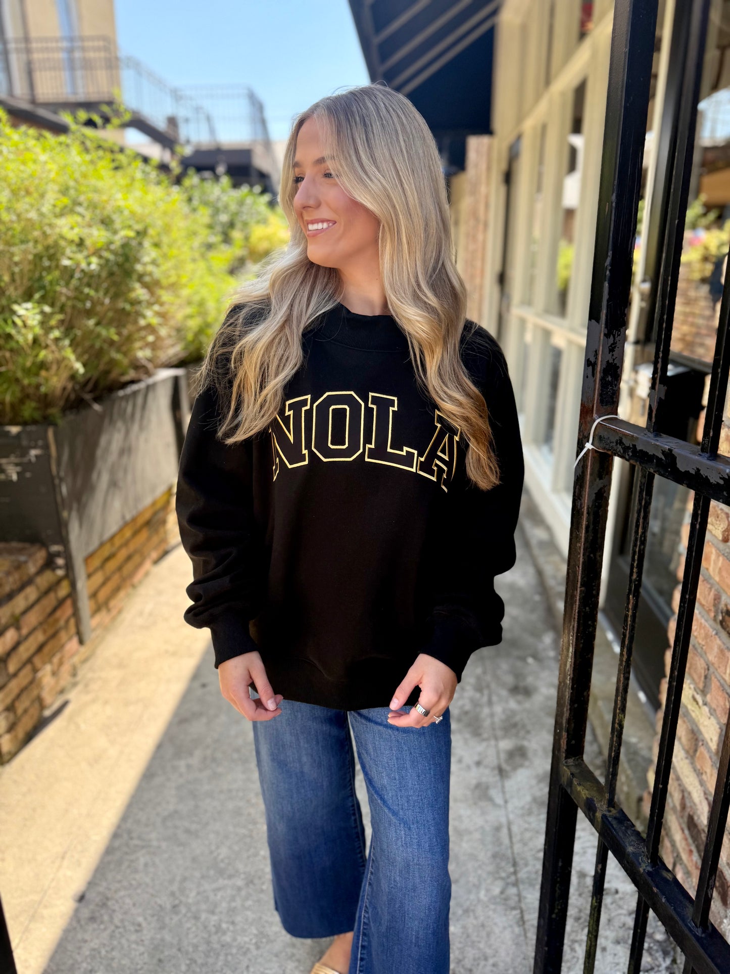 NOLA Mockneck Sweater- Black