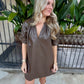 Sharleene Dress- Cocoa
