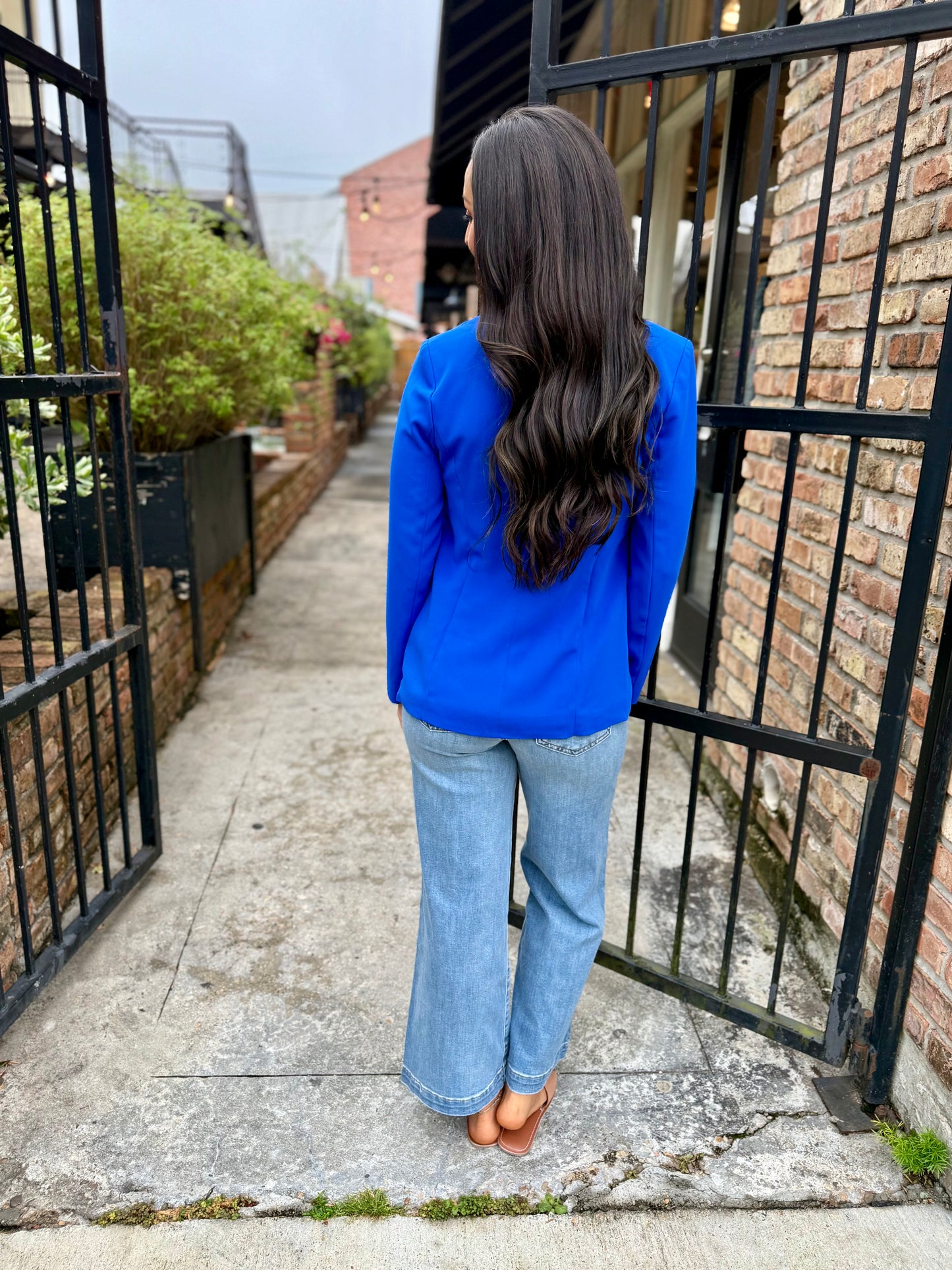 Paul Pocket Blazer- Electric Blue