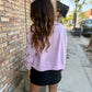 Millie Falala Lights Sweatshirt- Pink