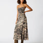 Adella Maxi Dress- Caramel Zebra