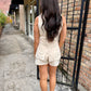 Mariana Blazer Vest- Cream