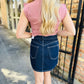 Micro Denim Skirt