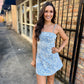Ingrid Embroidered Denim Dress