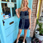 Lina Contrast Mini Dress- Navy/Lt. Blue