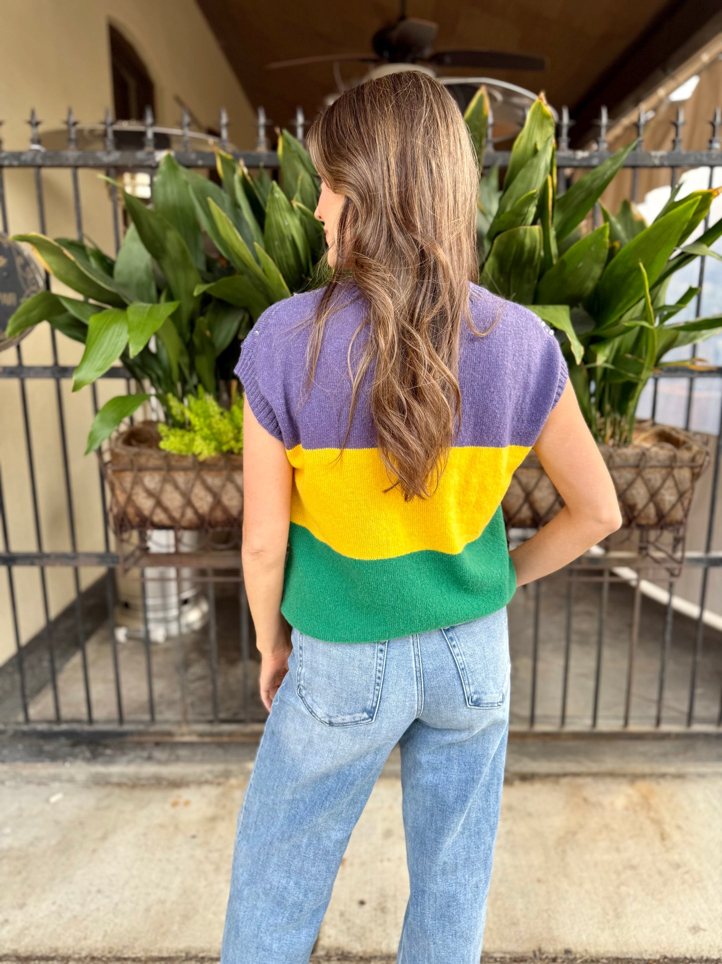 Saint Sequin MG Sweater Vest