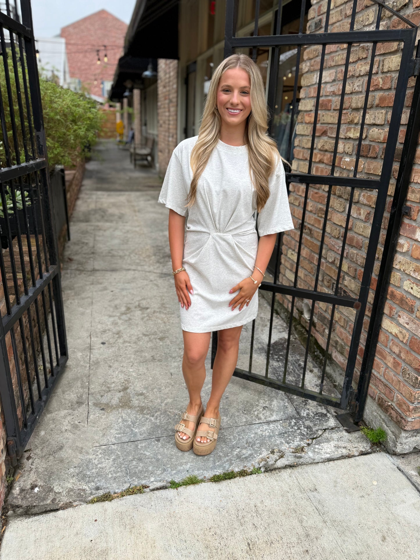 Rocha Dress- Heather Grey