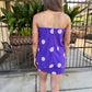Lane Polka Dot Skirt- Purple