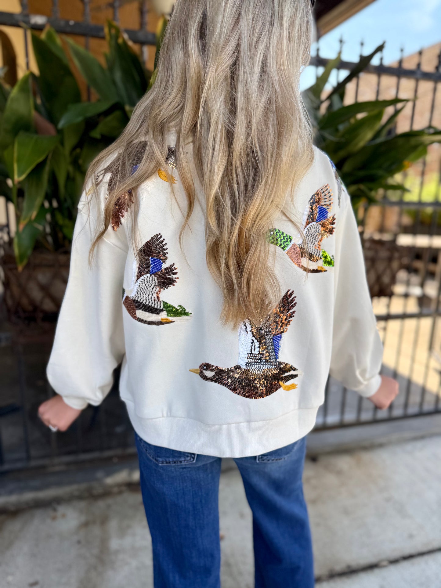 Queen Flying Mallard Sweater