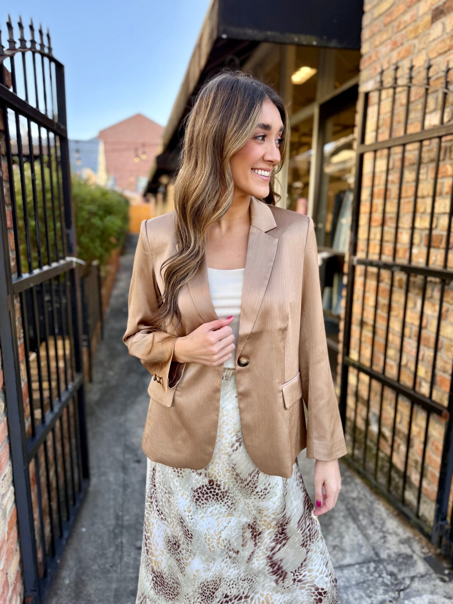 Betty Blazer- Taupe