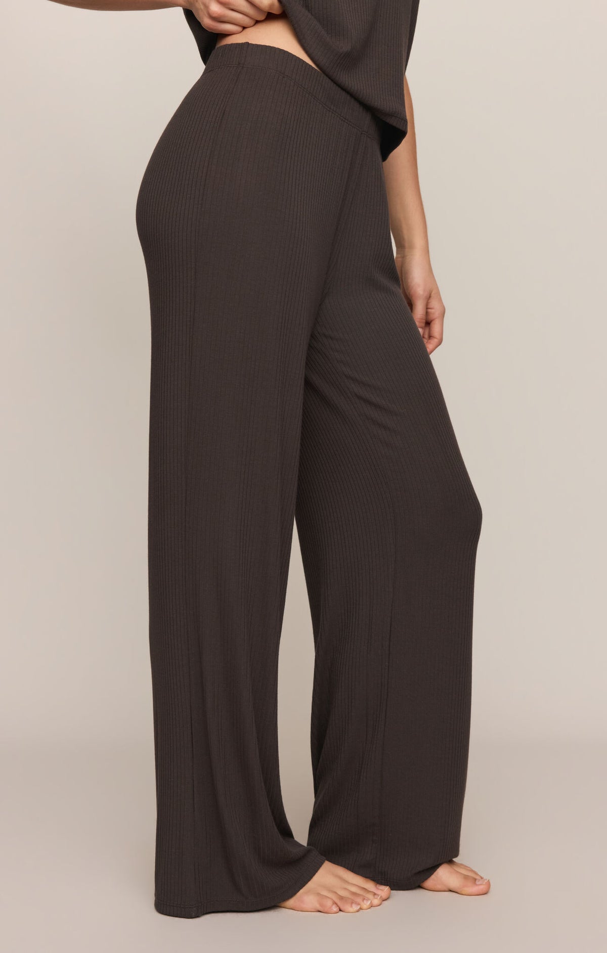 Z Supply Just Right Rib Pant- Cocoa Bean