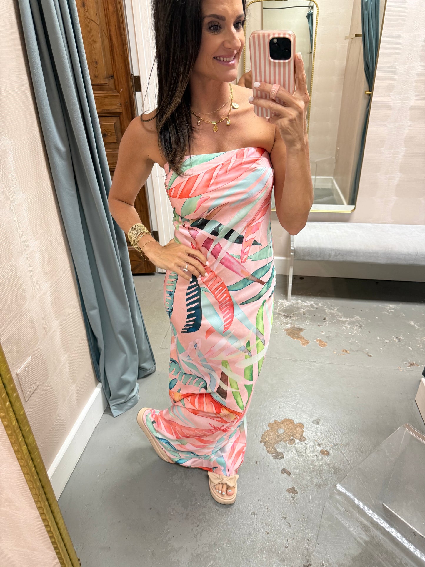 Eliana Dress- Tropical Sorbet