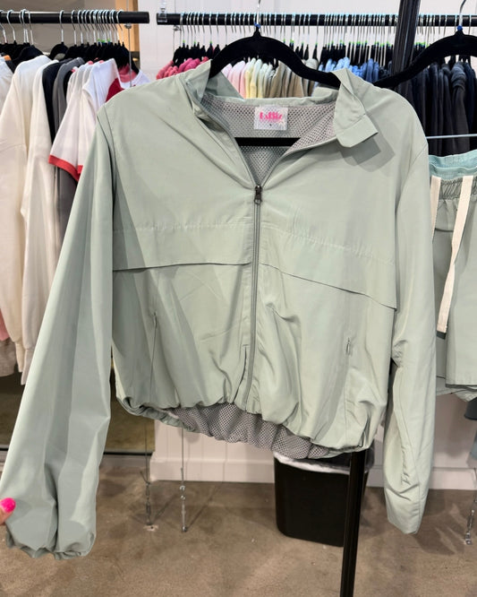 Johnson Windbreaker- Earthy Mint