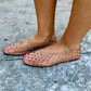 User Jelly Ballet Flats- Nude