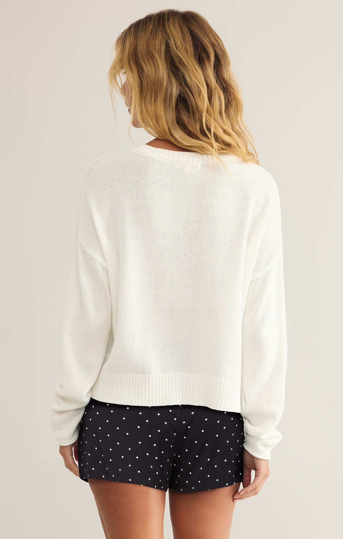 Z Supply Spooky Sweater- Sandstone