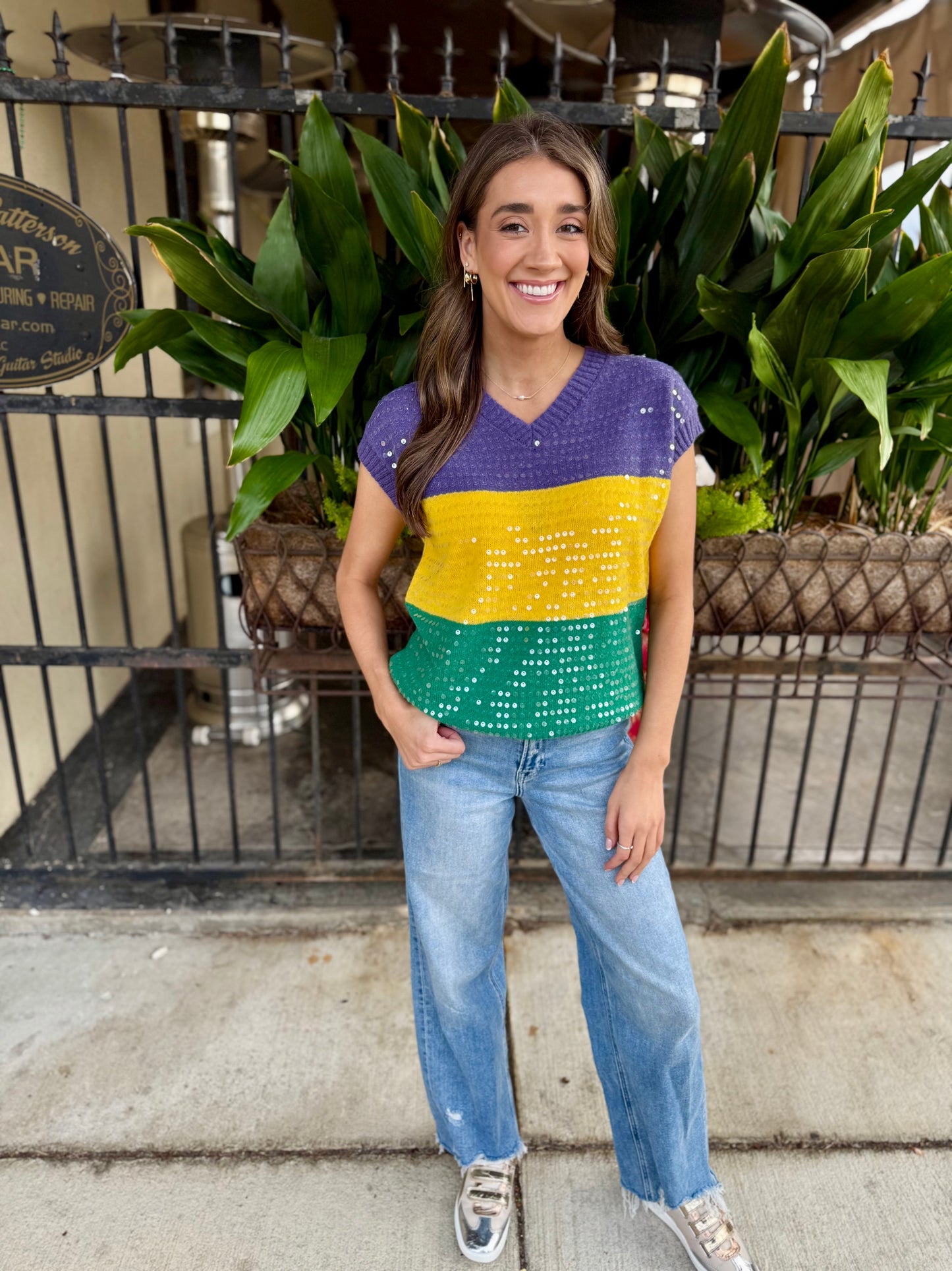 Saint Sequin MG Sweater Vest